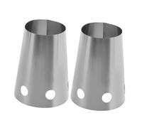 Gadpiparty 2 pezzi Protezione Antivento in Metallo per Lampada Alcolica Guardia Resistente per Esperimenti Scientifici in Laboratorio Sicurezza e Riscaldamento Efficiente Portatile per