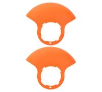 Gadpiparty 2 Pezzi Protezione in Plastica Arancione per Erba per Tagliaerba Elettrico 12V/24V Scudo di Sicurezza Senza Fili per Decespugliatore Accessorio Leggero per Manutenzione Prato