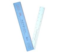 Gadpiparty 2 Pezzi Scala in Ceramica Righelli Flessibili Sovrano Centimetro Righello per La Scuola Righello Pollici e Centimetri Righello con Pollici e Centimetri Governate Plastica Sky-Blue