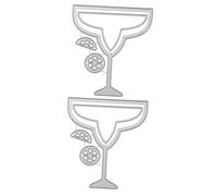 Gadpiparty 2 Pezzi Scrapbooking fustellati Forniture per Scrapbooking fustellatrice Fustelle in Metallo per l'artigianato Morire per la creazione di Carte fustellato Acciaio Carbonio