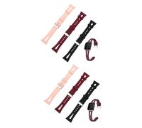 Gadpiparty 2 Set Cinturino in Silicone Sostituzione Del Cinturino Uomini Delle Bande Gruppo Musicale Bande Di Senso Per Le Donne Cinghie Sostituzioni Gel Di Silice 3 Pezzi * 2