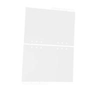 Gadpiparty 2 Set Divisori Indice Trasparenti per Organizzazione Notebook Planner e Documenti per Report e Ricerche con Linguette Scrivibili