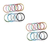 Gadpiparty 2 Set Filo Alluminio Multi Per Diy Filo Anodizzato Per Creazioni Artigianali Resistente E Flessibile Per Gioielli E Progetti Creativi Colore Casuale 12 * 2