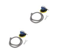 Gadpiparty 2 Set Lucidatore Utensili Senza Fili Decorazione Della Lampada a Mano Cesto Di Frutta in Filo Metallico Pettine Di Strass Evidenziatore a Doppia Testa Attrezzi Da Cintura Abs Black