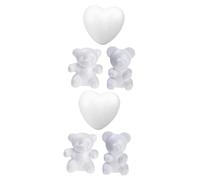 Gadpiparty 2 Set Modello in Schiuma Germinale Bianca Fiori Finti Artigianali per Interni Ghirlanda Nozze Solare Fata Arredamento Ortensia Artificiale Mazzolino Impostore Drago Poli 2 Pezzi*2
