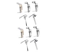 Gadpiparty 2 Set Set di Piede per Presser Ricamato Piedino Universale per Orlo Arrotolato Cucire Piccolo Piedini Portatili Piedini da Cucito Portatili Addominali 5 Pezzi * 2