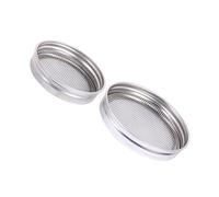 Gadpiparty 2 set Tappi Germinazione in Acciaio Inossidabile per Barattoli Bocca Larga Filtri Maglia Fine per Crescita Germogli e Filtraggio Sicuro Compatibili con Vasetti