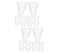 Gadpiparty 2 Set Tappo per Vaso di Fiore di Giardinaggio Schiuma Ragazzo Piccolo Kit Vaso per Piante Contenitore per Composizioni Floreali Schiume Floreali 12 Pezzi*2
