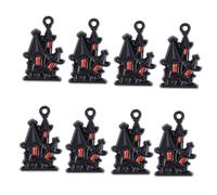 Gadpiparty 20 Pezzi Charms in Lega Halloween Pendenti Castello Stregato Decorazioni DIY Gioielli Te per Collane Bracciali e Accessori Creativi