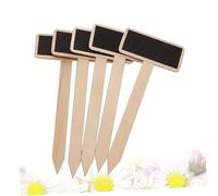 Gadpiparty 20 Pezzi Mini Lavagne per Piante per Decorazioni Giardino e Casa per Messaggi e Etichette Realizzate Plywood per Matrimoni e