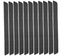 Gadpiparty 20 Pezzi Nastro Antiscivolo Autoadesivo Nero Strisce Antiscivolo Resistenti All Aperto Protezione Sicura per Scale con Forte Aderenza Grits