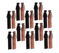 Gadpiparty 20 Pezzi per borsa a matita favore stringa sacchi separare buste con custodie protettive per penne piccola custodia per penna sacchetto di imballaggio della penna