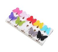Gadpiparty 20 Pezzi Segnabicchieri a Farfalla in Silicone, con Ventosa | Facili da Applicare, Riutilizzabili e Lavabili, per Cocktail Party e Fraternità, Accessorio per Calici Colore Casuale
