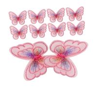 Gadpiparty 20 Pezzi Toppe Decorative Farfalle Ricamate Patches per Abbigliamento Jeans e Accessori per Diy e Decorazioni Uniche