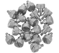 Gadpiparty 20 Pezzi Viti a Testa Zigrinata in Acciaio per Piedino Premistoffa Macchina da Cucire Filettatura 5Mm Fissaggio Rapido e Sostituzione per Uso Domestico e Industriale