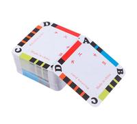 Gadpiparty 200 Pezzi Carte per Intrecciare Cartone Accessori Fai da Te per Crafting per Tecniche Tessitura su Tavoletta e Creazioni Artigianali
