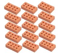 Gadpiparty 200pezzi Mattoncini in Miniatura Multi Simulazione Piccoli Modelli Mattoni Per Tavolo Fai Da Te e Scena Costruzione