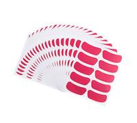 Gadpiparty 22 Fogli Adesivi Per Il Viso Cerotti Rinfrescanti Per Palpebre Grandi Scuri Per Sotto Gli Assorbenti Trattamento Nero Baseball Occhi Invisibili Per Rosei In Pvc
