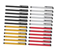 Gadpiparty 24pezzi Stylus Pen Set Per Tablet e Smartphone Pennino Capacitivo Precisione Compatibile Con Dispositivi Touchscreen Include Colori Nero Rosso