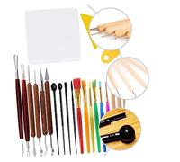 Gadpiparty 26pezzi Strumenti per Modellare Argilla Kit per Dipingere e Scolpire La Ceramica Utensili per Incisione e Goffratura per Ceramica Fai da Te e Scultura