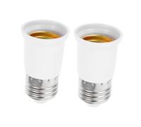 Gadpiparty 2pezzi Adattatore Per Portalampada Da Estensore Per Base Led Sostituzione Per Lampade Sospensione e Applique Realizzato Metallo
