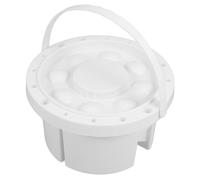 Gadpiparty 2pezzi Contenitore per Pulizia per Pennelli Vaschetta Portatile per Acquerelli Lavapennelli Risciacquo per Artisti Multifunzione Manico Contenitore per per Pittura
