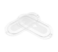 Gadpiparty 2pezzi Coprilampada Ovale in Plastica per Cappa Cucina Paralume Sostitutivo Resistente e Facile da Pulire Compatibile con Luci per Cappe in Ristoranti e Hotel