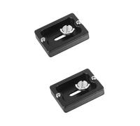 Gadpiparty 2pezzi Piastra Sgancio Rapido Per Fotocamera Con Protezioni Compatibile Con Benro e Kirk Adattatore Leggero e Resistente Per Treppiedi e Accessori Fotocamera