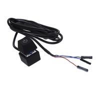 Gadpiparty 2pezzi Pulsante Di Accensione Per Computer Pc Esterno Con Indicatore Led Interruttore Remoto Per Desktop Di Adatto Per Casa e Ufficio