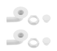 Gadpiparty 2pezzi Raccordi per Tubi in Plastica Tappi di Scarico per Frigorifero e Congelatore Prevengono Perdite e Mantengono Pulito per Scarico di Frigorifero e Congelatore Pozzetto