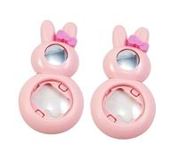 Gadpiparty 2pezzi Specchio Per Autoritratto Cartoon Per Macchina Istantanea Mini Design Elegante e Facile Da Installare Per Selfie e Foto Di Gruppo Colore Rosa Compatibile Con Fuji