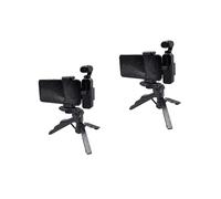 Gadpiparty 2pezzi Supporto Per Smartphone Con Treppiede e Base Coldshoe Compatibile Con Gimbal Portatile Pocket Design Per Uso Fotografico e Videografico Flessibile