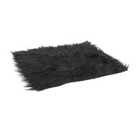 Gadpiparty 2pezzi Tappeto Fotografico Pelliccia Nera Accessorio Morbido e Confortevole Per Servizio Fotografico Di Facile Da Lavare e Resistente Per Occasioni Speciali e Regali Utili