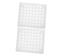 Gadpiparty 2pezzi Vassoio in Schiuma Riutilizzabile per Uova di Quaglia Scatola di Imballaggio per Uova Fresche Vassoio Portauova per Protezione Durante Trasporto Conservazione