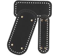 Gadpiparty 3 Pezzi Borse PU Accessori Premium per Creazioni Fai da Te per Borse Uncinetto e Varie