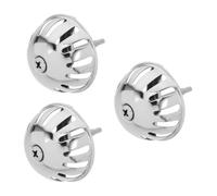 Gadpiparty 3 Pezzi Copertura Imbuto Orinatoio in Acciaio Inossidabile Resistente Filtro Scarico Anti-spruzzo per Uomo Tappo per Wc Soluzione Igienica e Duratura per Bagno