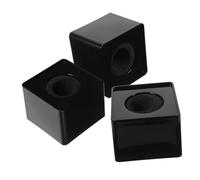 Gadpiparty 3 pezzi Mic Flag Nero per Microfoni Bandiera Logo Versatile per Interviste Presentazioni e Discorsi Facile da Installare e Adatto Modelli