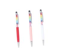 Gadpiparty 3 Pezzi Penna Stilo Touchscreen Capacitiva per Touch Screen Strumento di Scrittura in Cristallo Retrattile Forniture per Ufficio