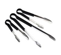 Gadpiparty 3 pezzi Pinze da Cucina in Acciaio Resistenti per Buffet Barbecue e Dolci Design Elegante con Impugnatura Levigata Resistente al Calore e Antiruggine S per Casa Hotel e Feste