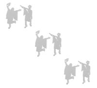 Gadpiparty 3 Pezzi Stampo Coltello Stagione di Laurea regalini fine Scuola Forme fustellate Morire l'invito alla Laurea fustellatura Fustella per Carta Decorativa Acciaio al Carbonio Silver