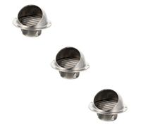 Gadpiparty 3 Pz Condotto di scarico del parabrezza griglia di scarico dell'aria cappa di scarico della ventilazione Copertura di scarico per condizionatore d'aria scarico canalizzazione