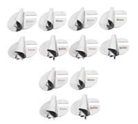 Gadpiparty 3 Set Bigodino Orlare I Piedi Piedino per Orlare Macchina da Cucire Orlatura Pinza Crimpatrice Macchina Cucire Piedino per Orlare I Bordi Accessorio per Aggraffatrice 4 Pezzi * 3