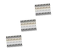 Gadpiparty 3 Set Clip per Palline per Borse Connettori con Denti Interni per Fissaggio Sicuro per Fai da Te Borse Collane Braccialetti E Accessori Moda 40 Pezzi*3