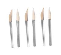 Gadpiparty 3 Set Coltello Agata Attrezzo Brunitore Polacco per Gioielli Attrezzi Utensili Strumento di Brunitura Strumenti di Lucidatura Acciaio Inossidabile 2 Pezzi * 3