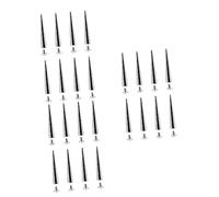 Gadpiparty 3 Set Fai da Te Rivetto Accessori Uomo Spike Punk Spikes per Abbigliamento Rivetti Cono Accessorio Vite Spikes Borchie Spike per Schiena Artigianato Borchie Artigianato 8 Pezzi*3