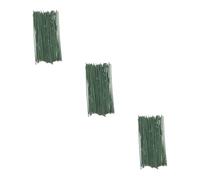Gadpiparty 3 Set Fiorito Simulato Steli Filo Floreale Nozze Stelo Vegetazione Gambo di Fiore Fai da Te Asta di Fiori per La Festa Gambo di Fiore per Il Matrimonio Metallo 100 Pezzi*3