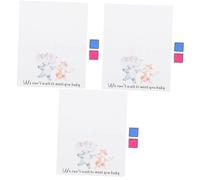 Gadpiparty 3 Set Forniture per Gender Reveal con Albero delle Impronte Fingerprint e Poster Kit per Festa Shower Inchiostri e Adesivo attività e Memorabile per Rivelare del