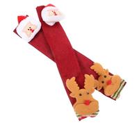 Gadpiparty 3 Set Guanti Per Maneggiare Il Frigorifero Guanti Per Maniglie Da Cucina Maneggiare I Guanti Coprimaniglia Del Frigorifero Di Natale Copertura Della Maniglia Stoffa Rosso 2 Pezzi*3