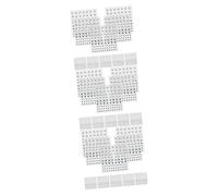 Gadpiparty 3 Set Patch per Trapano Viso Cristalli Strass Retro Piatto Perle di Perle Gemma del Viso Se Stesso Adesivi con Gemme per Il Viso Acrilico 10 Fogli*3