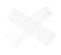 Gadpiparty 30 Pezzi Aste Acriliche Rotonde Resistenti per Modellismo e Te Supporto Leggero per Figurine e Bambole Trasparenti per Progetti Creativi